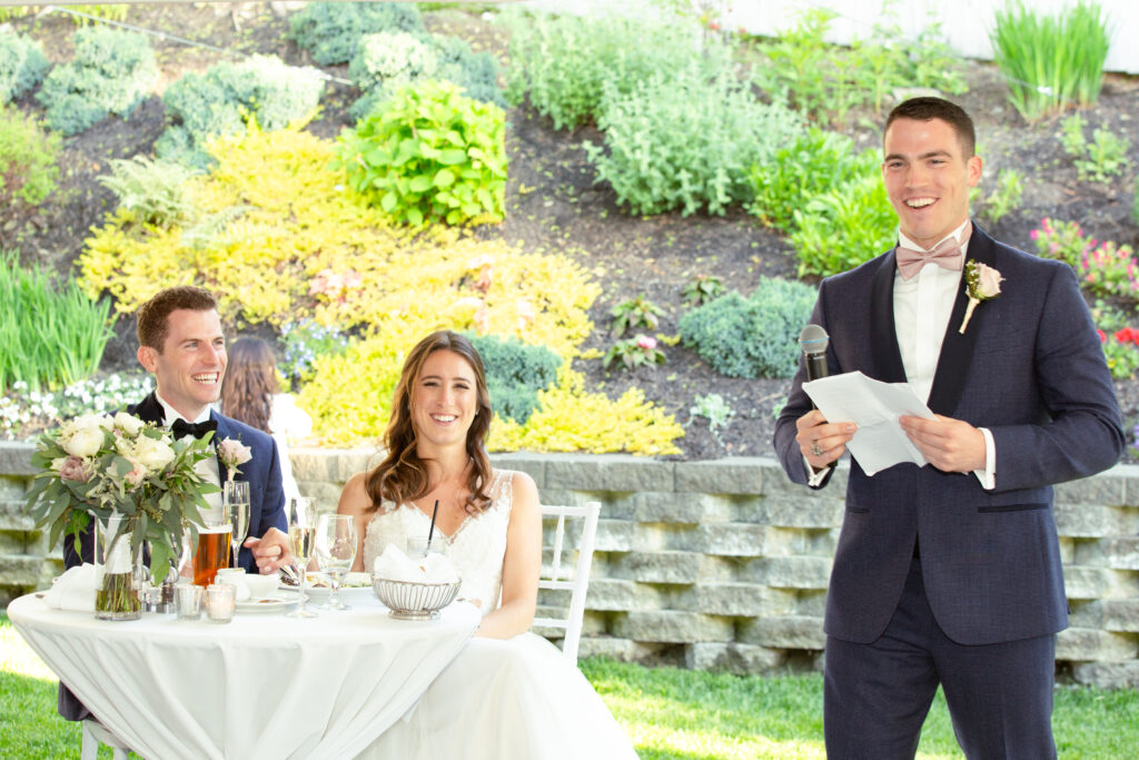 best man giving a toast 