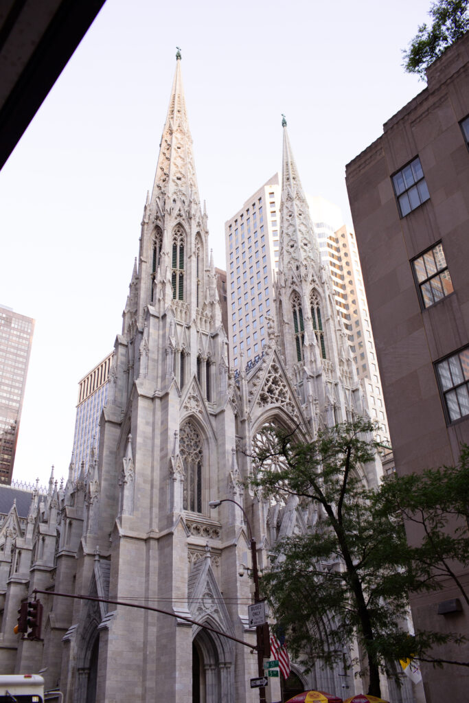 gothic chapel in the middle of the city 