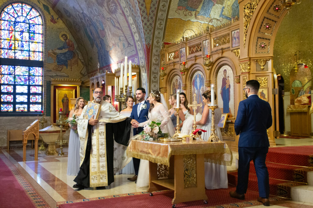 Greek Orthodox wedding ceremony 