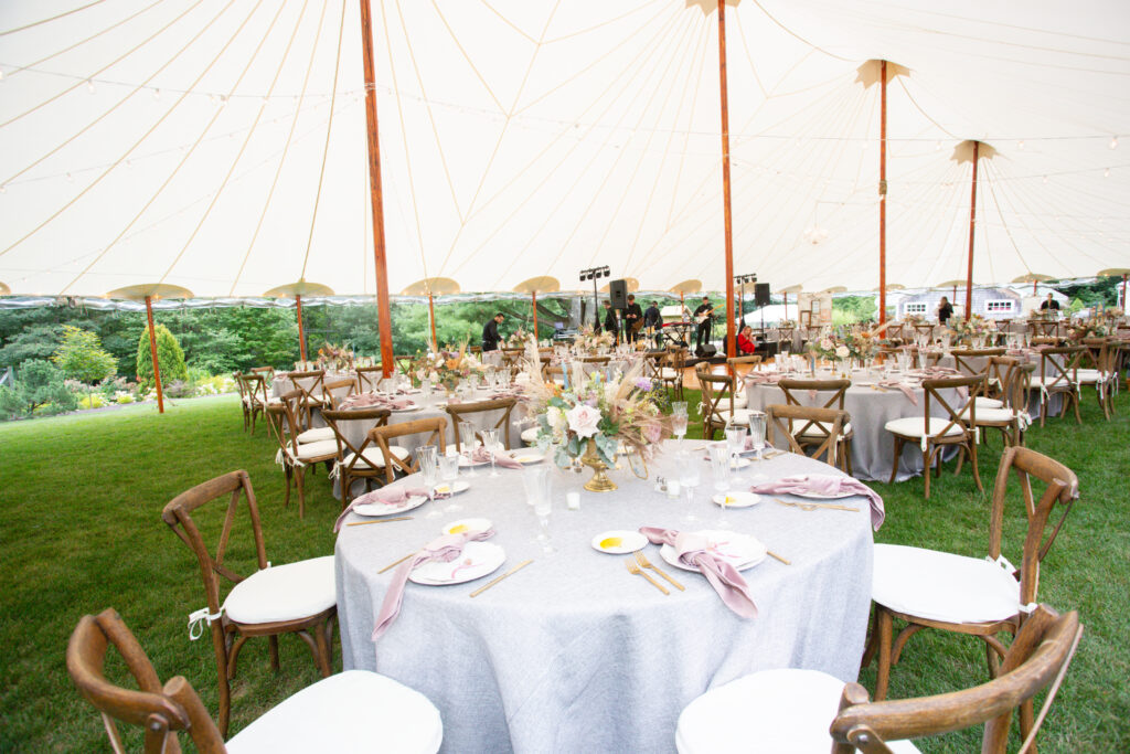 tented wedding reception 