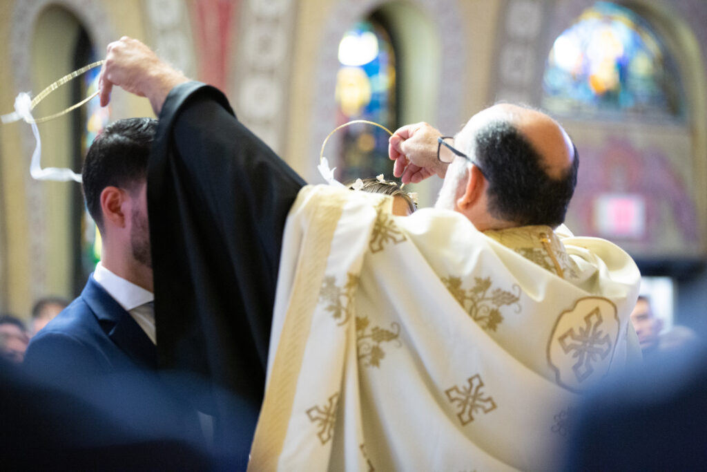 Greek Orthodox wedding ceremony 