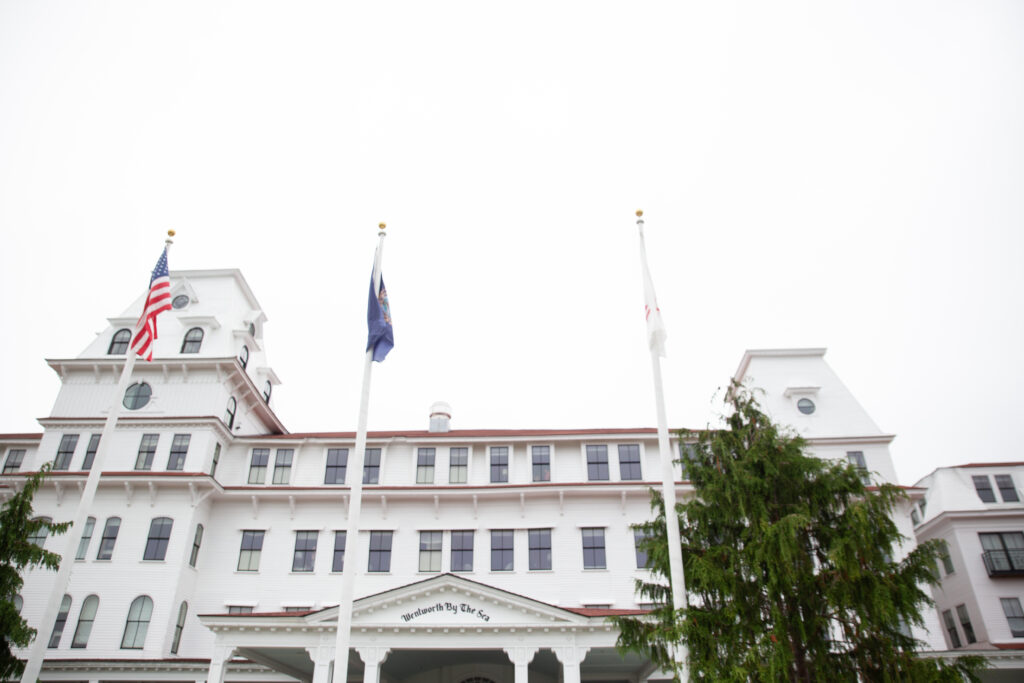 Wentworth by the Sea classic white old colonial building 