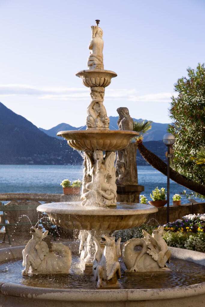 fountain at the Villa Monastero