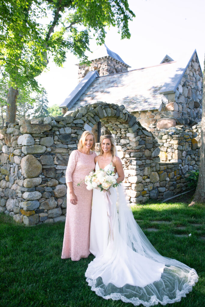 bride with brides mom