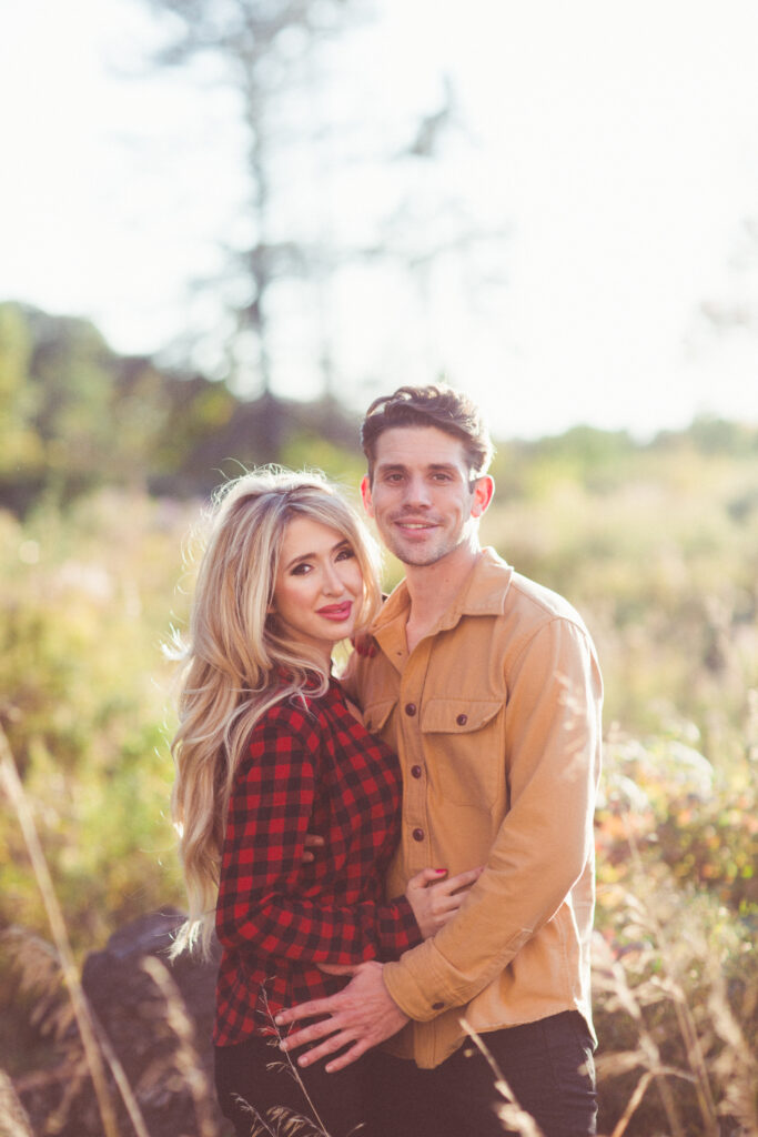 romantic engagement session 